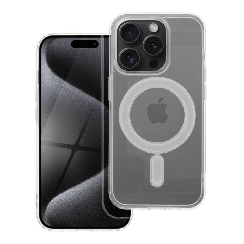 Etui CLEAR MAG COVER kompatybilny z MagSafe do iPhone 15 Pro transparentny