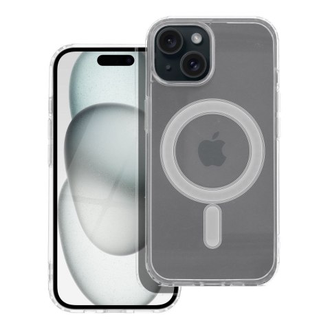 Etui CLEAR MAG COVER kompatybilny z MagSafe do iPhone 15 transparentny