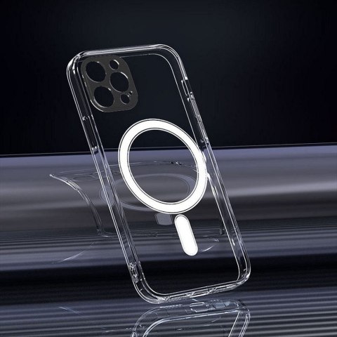 Etui CLEAR MAG COVER kompatybilny z MagSafe do iPhone 16 transparentny