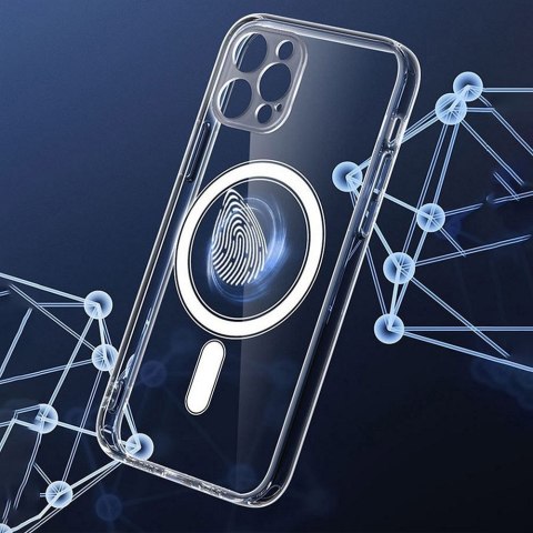 Etui CLEAR MAG COVER kompatybilny z MagSafe do iPhone 16 transparentny