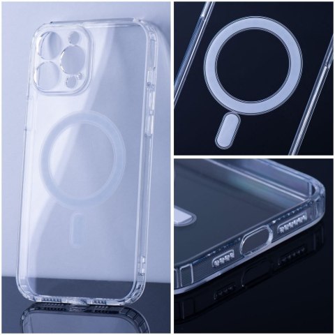 Etui CLEAR MAG COVER kompatybilny z MagSafe do iPhone 16 transparentny