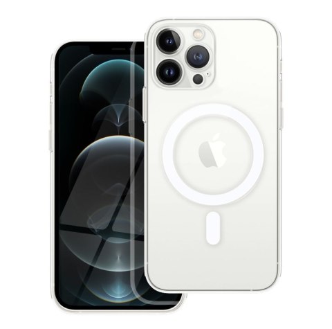 Etui CLEAR MAG COVER z ochroną aparatu kompatybilny z MagSafe do iPhone 12 Pro Max transparentny