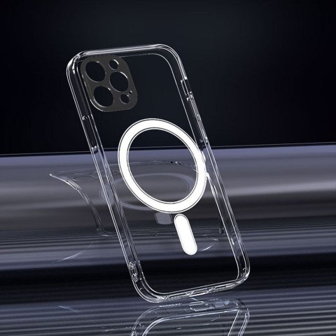 Etui CLEAR MAG COVER z ochroną aparatu kompatybilny z MagSafe do iPhone 12 Pro Max transparentny