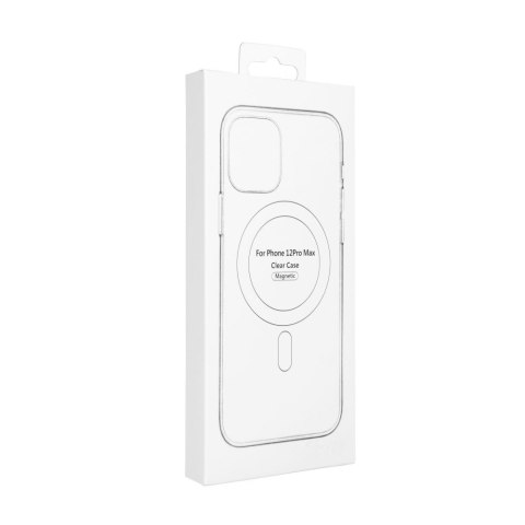 Etui CLEAR MAG COVER z ochroną aparatu kompatybilny z MagSafe do iPhone 12 Pro Max transparentny