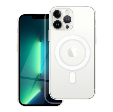 Etui CLEAR MAG COVER z ochroną aparatu kompatybilny z MagSafe do iPhone 13 Pro Max transparentny