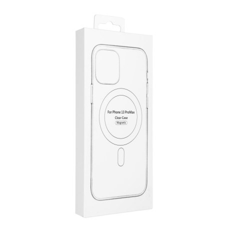 Etui CLEAR MAG COVER z ochroną aparatu kompatybilny z MagSafe do iPhone 13 Pro Max transparentny