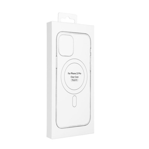 Etui CLEAR MAG COVER z ochroną aparatu kompatybilny z MagSafe do iPhone 13 Pro transparentny