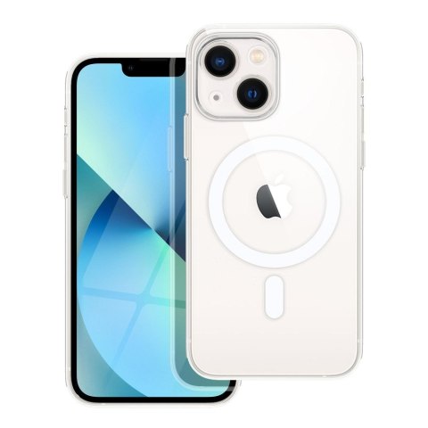Etui CLEAR MAG COVER z ochroną aparatu kompatybilny z MagSafe do iPhone 14 transparentny