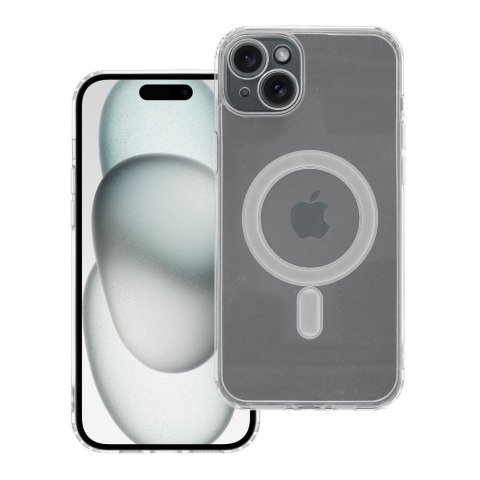 Etui CLEAR MAG COVER z ochroną aparatu kompatybilny z MagSafe do iPhone 15 Plus transparentny