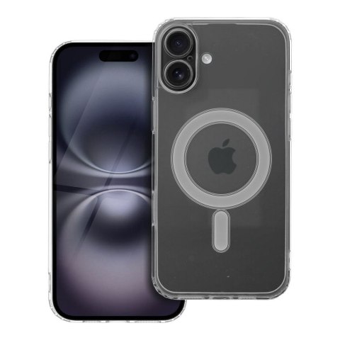 Etui CLEAR MAG COVER z ochroną aparatu kompatybilny z MagSafe do iPhone 16 Plus transparentny