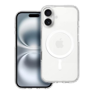 Etui nieżółknący Clear Elite Mag Cover kompatybilny z MagSafe i Camera Control button pasuje do iPhone 16 transparent