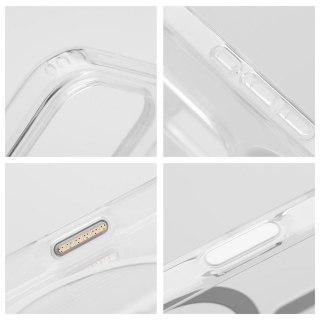 Etui nieżółknący Clear Elite Mag Cover kompatybilny z MagSafe i Camera Control button pasuje do iPhone 16 transparent