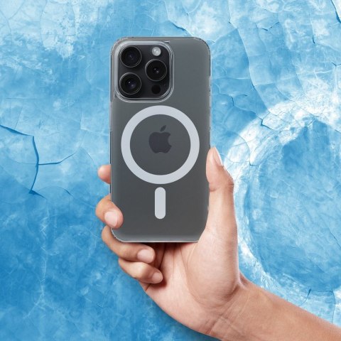 Futerał FROST MAG COVER kompatybilny z MagSafe do IPHONE 12 transparentny