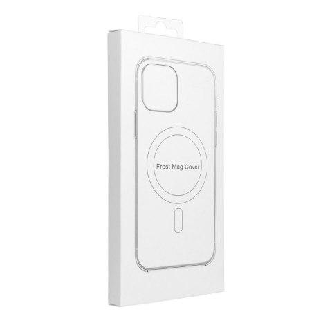 Futerał FROST MAG COVER kompatybilny z MagSafe do IPHONE 12 transparentny