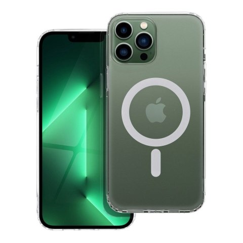 Etui FROST MAG COVER kompatybilny z MagSafe do iPhone 13 Pro Max transparentny