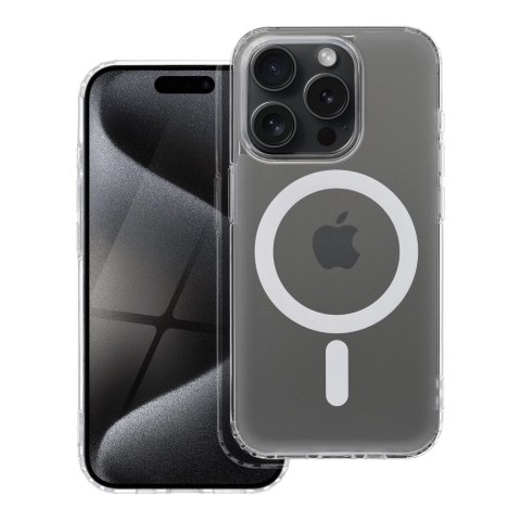 Etui FROST MAG COVER kompatybilny z MagSafe do iPhone 14 transparentny