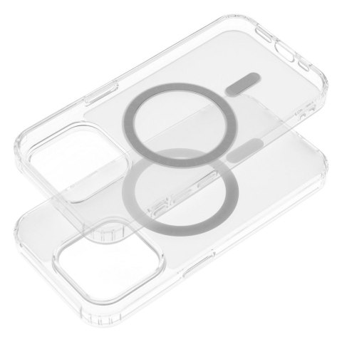 Etui FROST MAG COVER kompatybilny z MagSafe do iPhone 14 transparentny