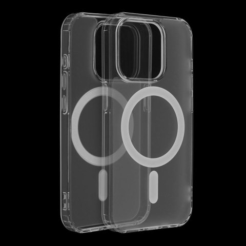 Etui FROST MAG COVER kompatybilny z MagSafe do iPhone 14 transparentny