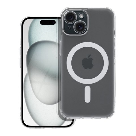 Etui FROST MAG COVER z ochroną aparatu kompatybilny z MagSafe do iPhone 12 Pro Max transparentny