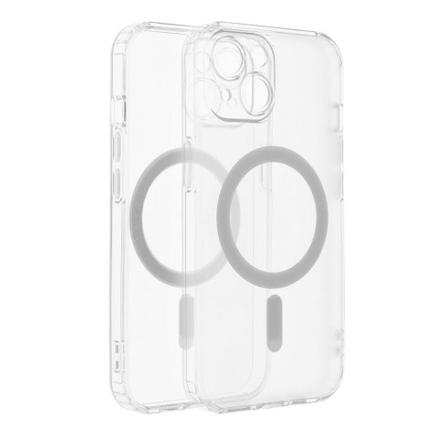 Etui FROST MAG COVER z ochroną aparatu kompatybilny z MagSafe do iPhone 13 Pro transparentny