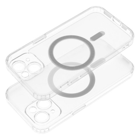 Etui FROST MAG COVER z ochroną aparatu kompatybilny z MagSafe do iPhone 13 Pro transparentny