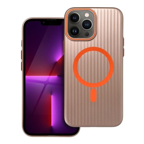 Etui SIMPLY kompatybilny z MagSafe do iPhone 13 Pro Max tytan pustynny