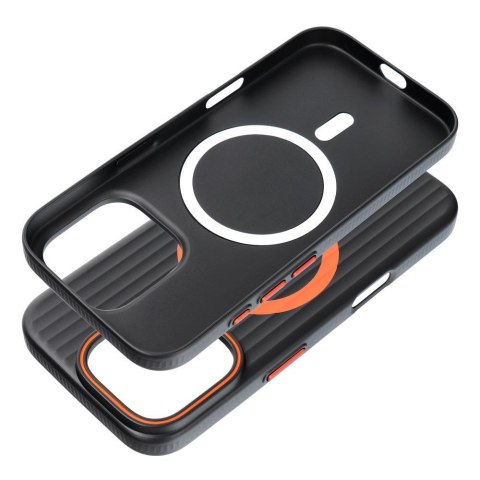 Etui SIMPLY kompatybilny z MagSafe do iPhone 13 tytan czarny