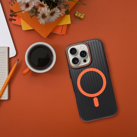 Etui SIMPLY kompatybilny z MagSafe do iPhone 13 tytan czarny