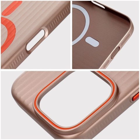 Etui SIMPLY kompatybilny z MagSafe do iPhone 13 tytan pustynny