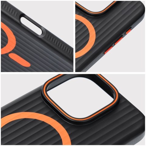 Etui SIMPLY kompatybilny z MagSafe do iPhone 14 Pro tytan czarny