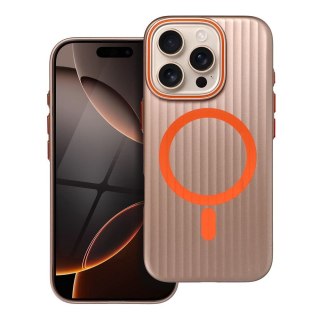 Etui SIMPLY kompatybilny z MagSafe do iPhone 16 Pro tytan pustynny