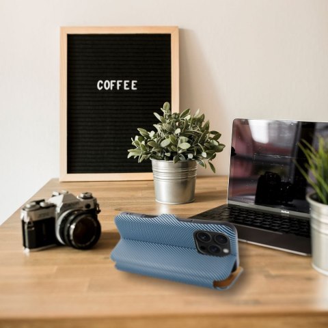 Etui FOLIO Side Magnet do iPhone 14 PRO niebieski