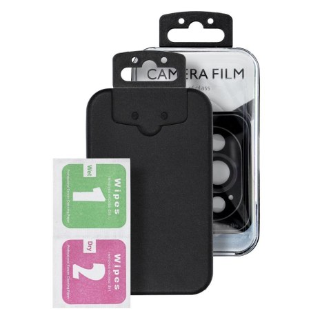 Osłona aparatu PROTECTOR 9H + aplikator do iPhone 12 PRO czarna