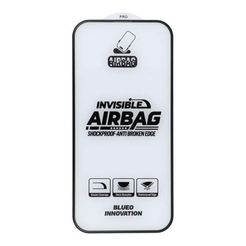 Szkło Hartowane 5D Mr. Monkey Glass - Apple iPhone 15 czarny (Airbag Anti-broken)