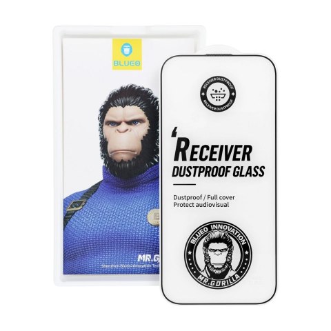 Szkło Hartowane 5D Mr. Monkey Glass - Apple iPhone 16 Pro czarny (Strong Dustproof)