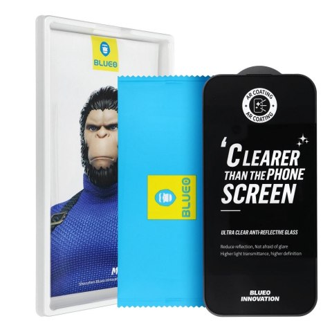 Szkło Hartowane 5D Mr. Monkey Glass - Apple iPhone 16 Pro czarny (Strong Premium AR)