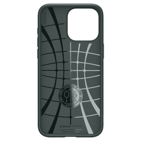 SPIGEN Etui LIQUID AIR do iPhone 15 Pro Max abyss green