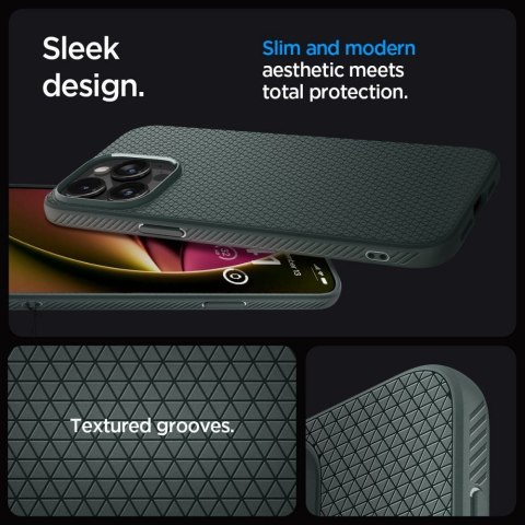 SPIGEN Etui LIQUID AIR do iPhone 15 Pro Max abyss green