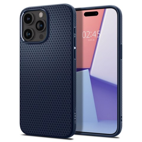 SPIGEN Etui LIQUID AIR do iPhone 15 Pro Max navy blue
