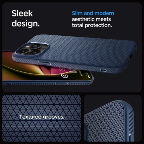 SPIGEN Etui LIQUID AIR do iPhone 15 Pro Max navy blue
