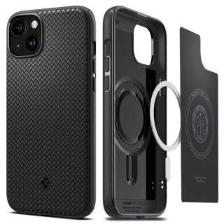 SPIGEN Etui MAG ARMOR kompatybilny z MagSafe do iPhone 15 Plus matte black