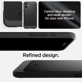 SPIGEN Etui RUGGED ARMOR MAG kompatybilny z MagSafe do iPhone 16 matte black