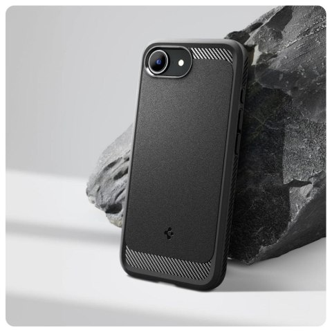 SPIGEN Etui RUGGED ARMOR MAG kompatybilny z MagSafe do iPhone 16E matte black