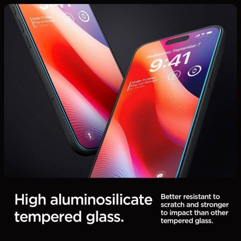 SPIGEN szkło hartowane GLAS.TR "EZ FIT" do iPhone 16 Pro Max clear