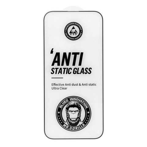 Szkło Hartowane 5D Mr. Monkey Glass - Apple iPhone 15 / 16 czarny (Strong HD)