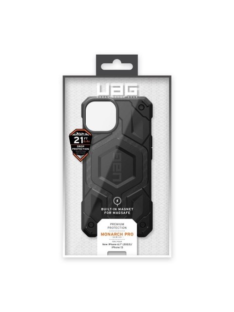 UAG Urban Armor Gear Etui MONARCH kompatybilny z MagSafe do iPhone 14 Plus carbon fiber