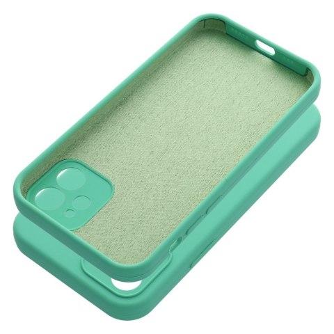 Futerał SILICONE 2mm do IPHONE 12 miętowy