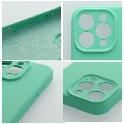 Futerał SILICONE 2mm do IPHONE 12 miętowy