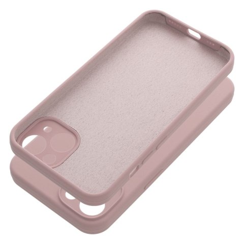 Etui SILICONE 2mm do iPhone 13 pudrowy róż