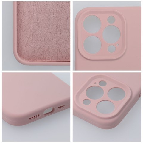 Etui SILICONE 2mm do iPhone 13 pudrowy róż